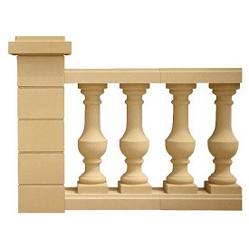 Royan Cast Stone Balustrade